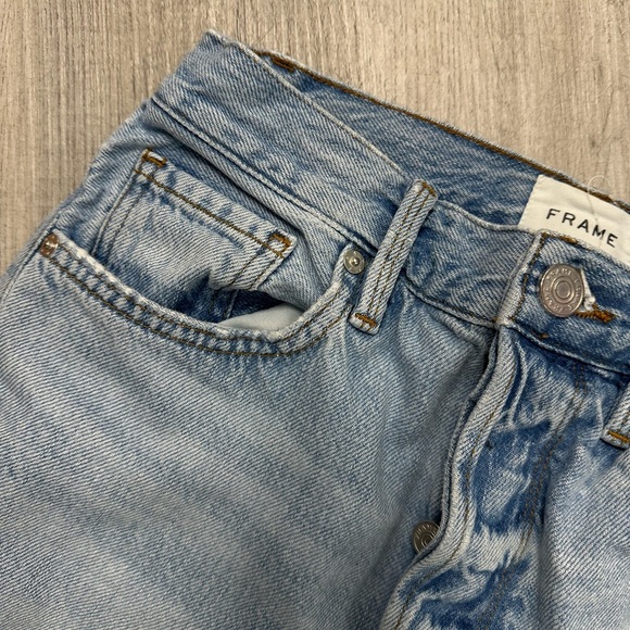 FRAME DISTRESSED HIGH WAIST JEANS - Picture 5 of 8